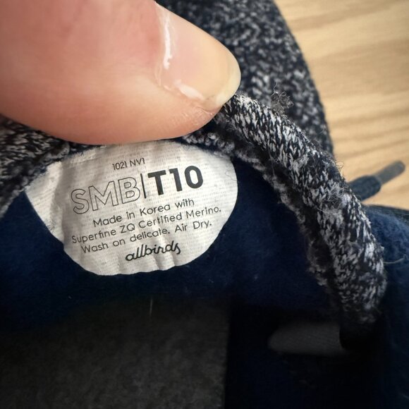 Airbirds toddler shoes smallbirds in size 10c toddler blue wool color - Picture 4 of 4